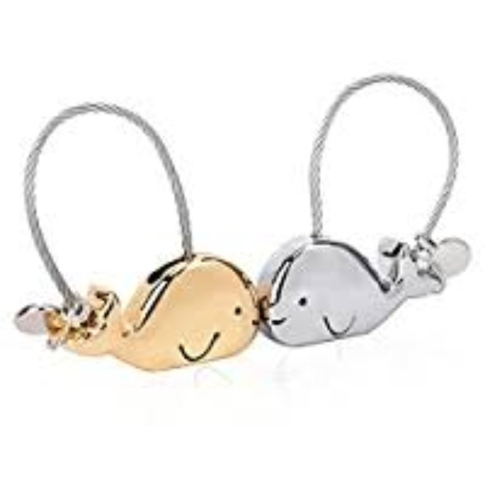 Vineyard Vines INSPIRED Whale 2 Pcs Couple Keychain
